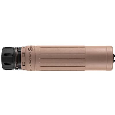 Sandman X 7.62mm/30 Caliber Rifle Suppressor W/Keymo Mount - Sandman X 7.62mm/30 Cal Thrd Rifle Suppressor Keymo Mnt Fde