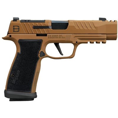 P365-Dh3 Axg 9mm Luger Optic Ready Semi-Auto Handgun - P365-Dh3 Axg 9mm Luger 3.7''''bbl Or (2)21(1)17rd Mag Coyote