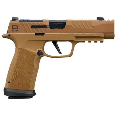 P365-Xf Dh3 9mm Luger Optic Ready Semi-Auto Handgun - P365-Xf Dh3 9mm Luger 3.7''''bbl Or (2)21(1)17rd Mag Coyote