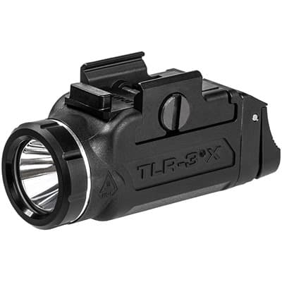 Tlr-3x(R) Weapon Light For Compact/Subcompact Handguns W/1913 Rail - Tlr-3x Weaponlight 1913 W/Mount Key Tool Cr-123a Blk