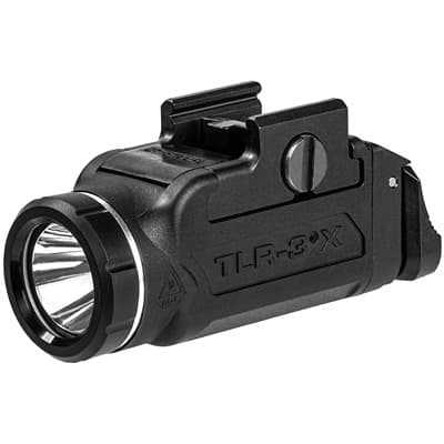 Tlr-3x(R) Weapon Light For Compact/Subcompact W/1913 Slim Rail - Tlr-3x Weaponlight 1913 Slim W/Mount Key Tool Cr-123a Blk