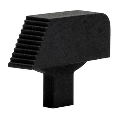 1911 Front Sight Only Serrated Ramp Plain Blk Narrow Tenon - 1911 Front Sight Only Serrated Ramp Plain Black Narrow Tenon