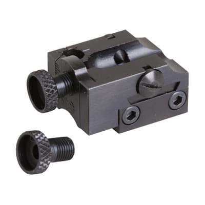Rifle  Rimfire Receiver Rear Sight - Rifle  Adjustable Peep Rimfire Receiver Rear Sight Black