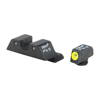 Hd(TM) Tritium Night Sight Sets For GlockA(R) - Large Frame Hd Yellow Sights For GlockA(R)