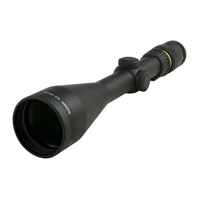 Accupoint 2.5-10x56mm Sfp Illuminated Rifle Scope - 2.5-10x56mm Sfp Std Duplex Crosshair W/Amber Dot Ret Black