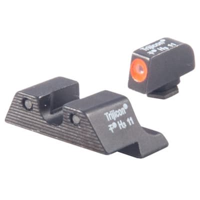 Hd(TM) Tritium Night Sight Sets For GlockA(R) - Hd Night Sights, Orange For GlockA(R)