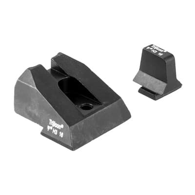 Bright & Tough Suppressor Night Sights For Smith & Wesson - Night Sight Set, White Front & Rear, Smith & Wesson M&P