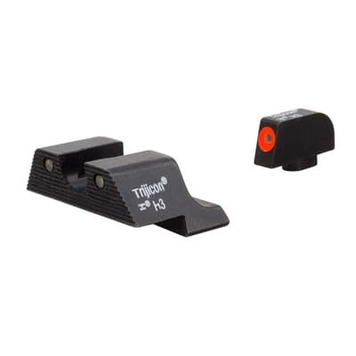 Hd Xr Night Sights For GlockA(R) - Hd Xr Night Sight Set-GlockA(R) 17,19,22,26,32,37 Orange Frnt
