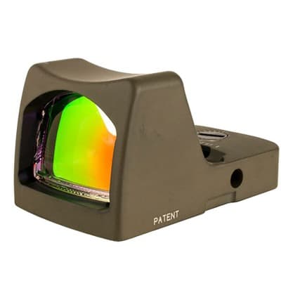 Rmr Type 2 Rm02 6.5 Moa Led Reflex Sight - Rmr Rm02 6.5 Moa Led Red Dot Sight, Od Green