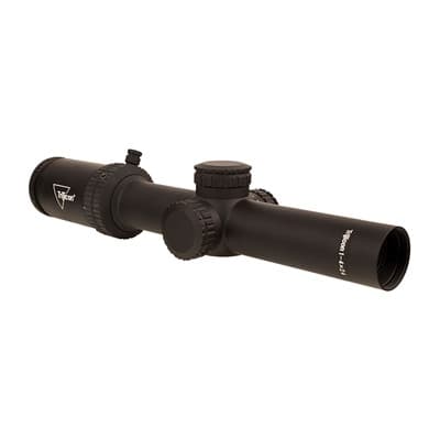 Credo  1-4x24mm Sfp Illuminated Rifle Scope - Credo 1-4x24mm Sfp Ill Red Bdc Segmented Circle 223/55gr Blk