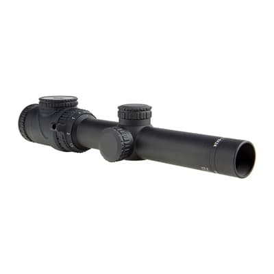 Accupoint(TM) 1-6x24mm Sfp Illuminated Rifle Scope - Accupoint 1-6x24mm Sfp Illum Green German #4 Crosshair Blk