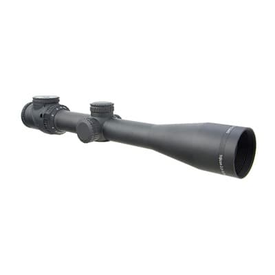 Accupoint(TM) 2.5-12.5x42mm Sfp Illuminated Rifle Scope - Accupoint 2.5-12.5x42mm Sfp Illum Red Triangle Post Black