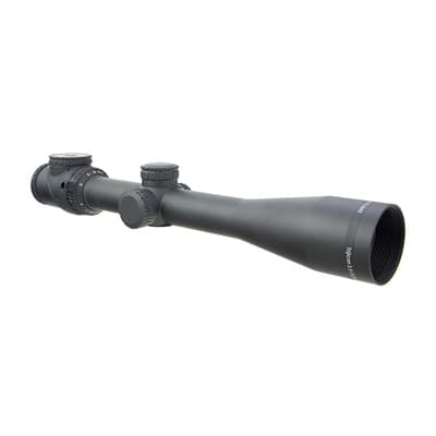 Accupoint(TM) 2.5-12.5x42mm Sfp Illuminated Rifle Scope - 2.5-12.5x42mm Sfp Illum Amber Triangle Post Reticle Black