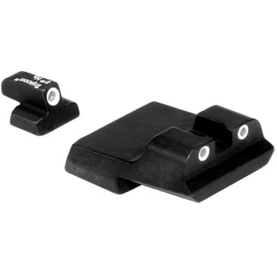S&W Tritium Night Sight Set - Fits S&W 9mm Compact, Novak (Fxd.)