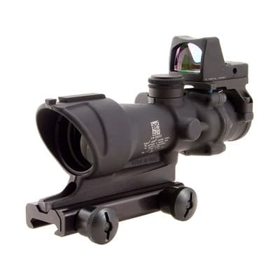 Ta01 Acog 4x32mm Scope Crosshair .223 Reticle With Rm01 Rmr - 4x32mm Amber Crosshair 223 Reticle Blk W/Ta51 Mount & Rm01