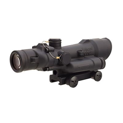 Ta110 Acog 3.5x35mm Led Rifle Scopes - 3.5x35mm Fxd Led Red Crosshair 308 Reticle Blk W/Ta51 Mnt