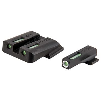 S&W M&P Tfx Tritium Fiber Optic Sight Set - Truglo Tfx Handgun Sight-S&W M&P Set