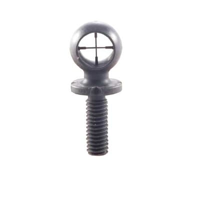 Ar-15  Crosshairs Duplex Hooded Front Sight - Crosshairs Duplex Hooded Front Sight  Brass Black