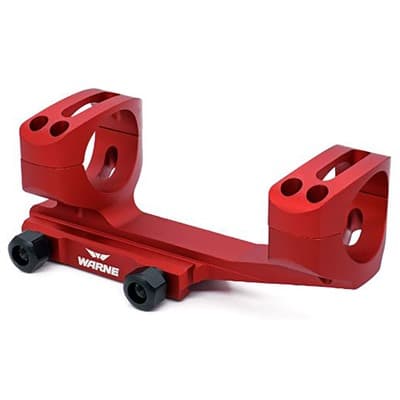 X-Skel Mounts - 34mm Ultra High (1.435'''') 0 Moa Mount, Red