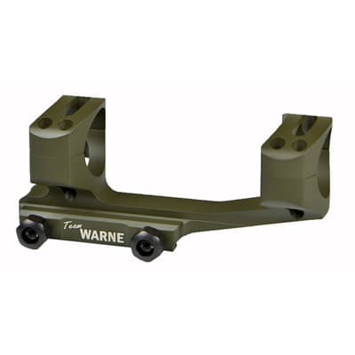 Warne Mfg. Company X-Skel 30mm Msr Cantilever Mount - 30mm Ultra High (1.435'''') 0 Moa Mount, Od Green