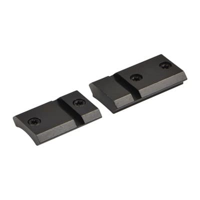Hs Precision 2pc Base Matte Black 8-40 Screws - Hs Precision, Rem 700 Police Maxima 2pc Steel Base Matte