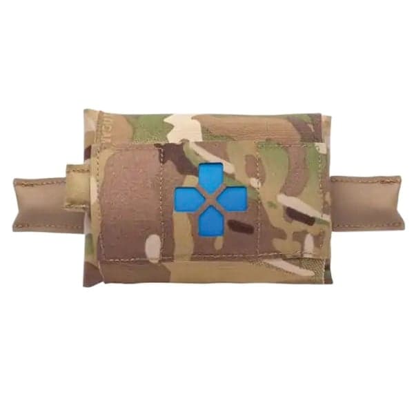 Blue Force Gear Micro TKN Pro Supplies Belt Mount Complete Trauma Kit, Multicam