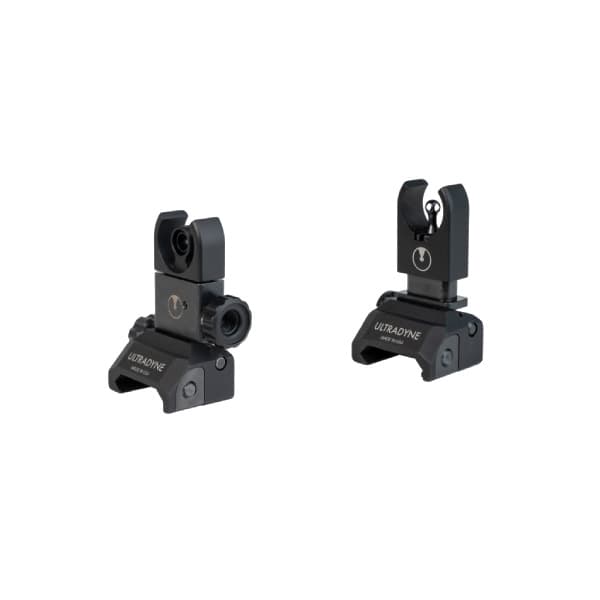Ultradyne C4 7.62 Cal/.308 Cal Folding Sight Combo Front/Rear Flip-Up