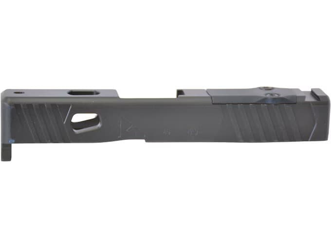 Rival Arms Precision A1 Optic Ready Ported Slide Fits Glock G43/G43X - Black - Enhanced Slide with Optic Cut for Glock G43/G43X - RA-RA10G306A