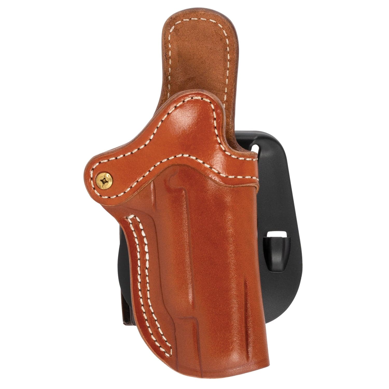 1791 Gunleather Optic Ready 1911 Leather OWB Holster Right 01, Classic Brown - ORPDH1CBRR