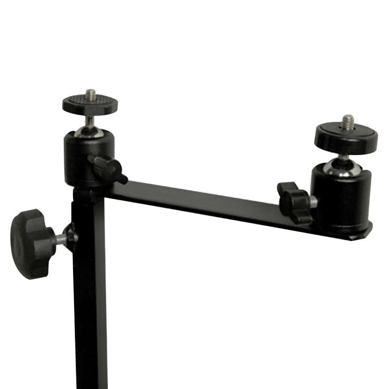Muddy Steel Dual Camera Ground Mount 4" W x 19" H x 4" D - Sturdy Support in Black - MUD-MTCA-TCS03