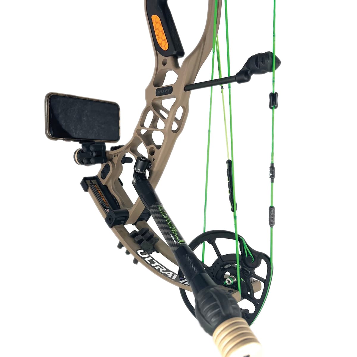 Painted Arrow Mag-Pro Plus Stubby Magnetic Smart-Phone Mount, Black