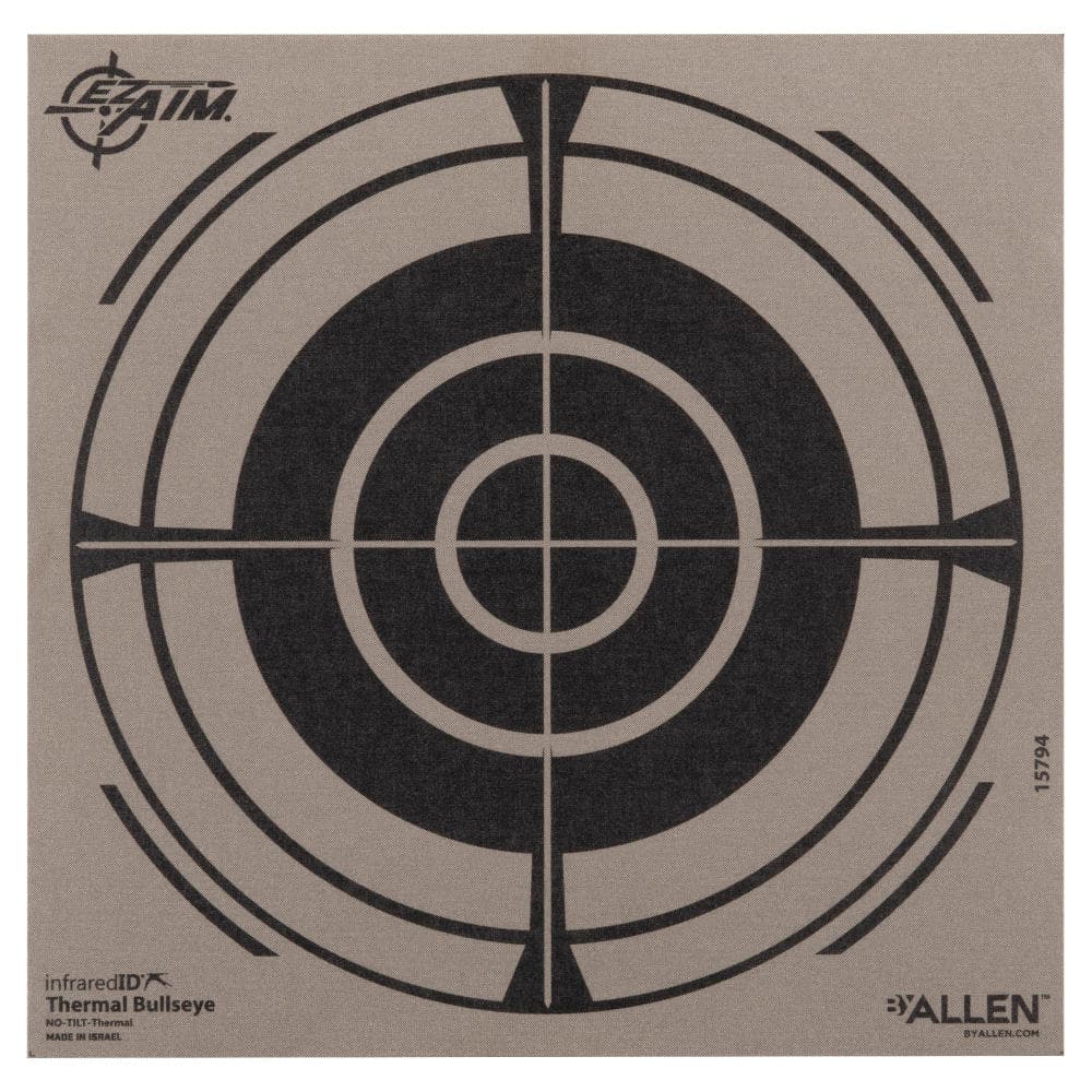 EZ Aim Thermal Bullseye Target, Black/Gray