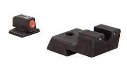 Trijicon 1911 Novak Cut HD Night Sight Set-Orange Front - CA128O
