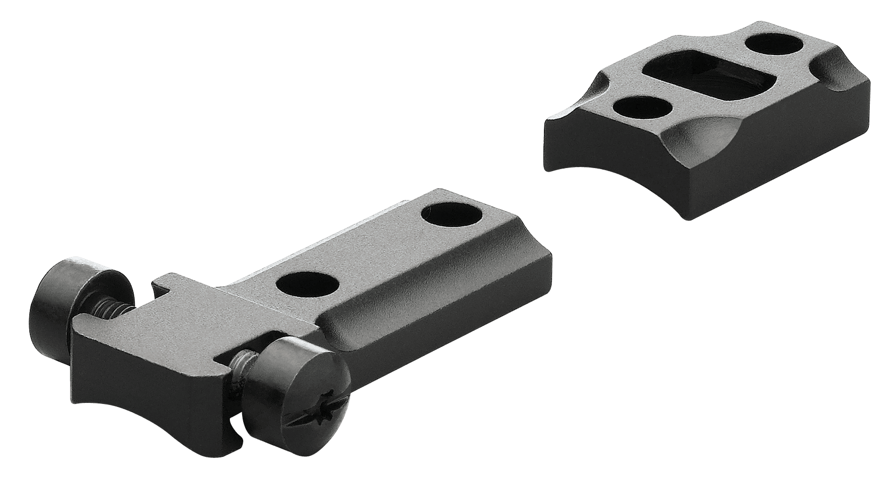 Leupold STD 2pc Mount Set for Ruger Amer. Rifle Reversible Rear, Matte Black - 120092