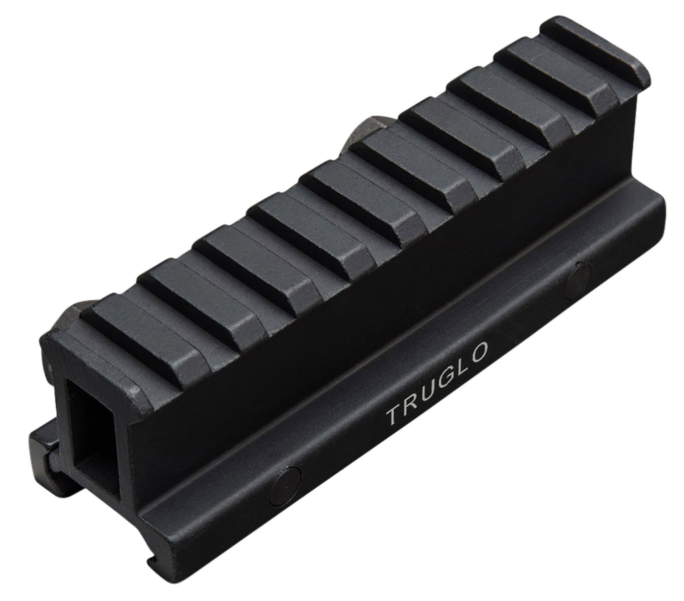 TruGlo Picatinny Riser Mount Matte, Black Anodized