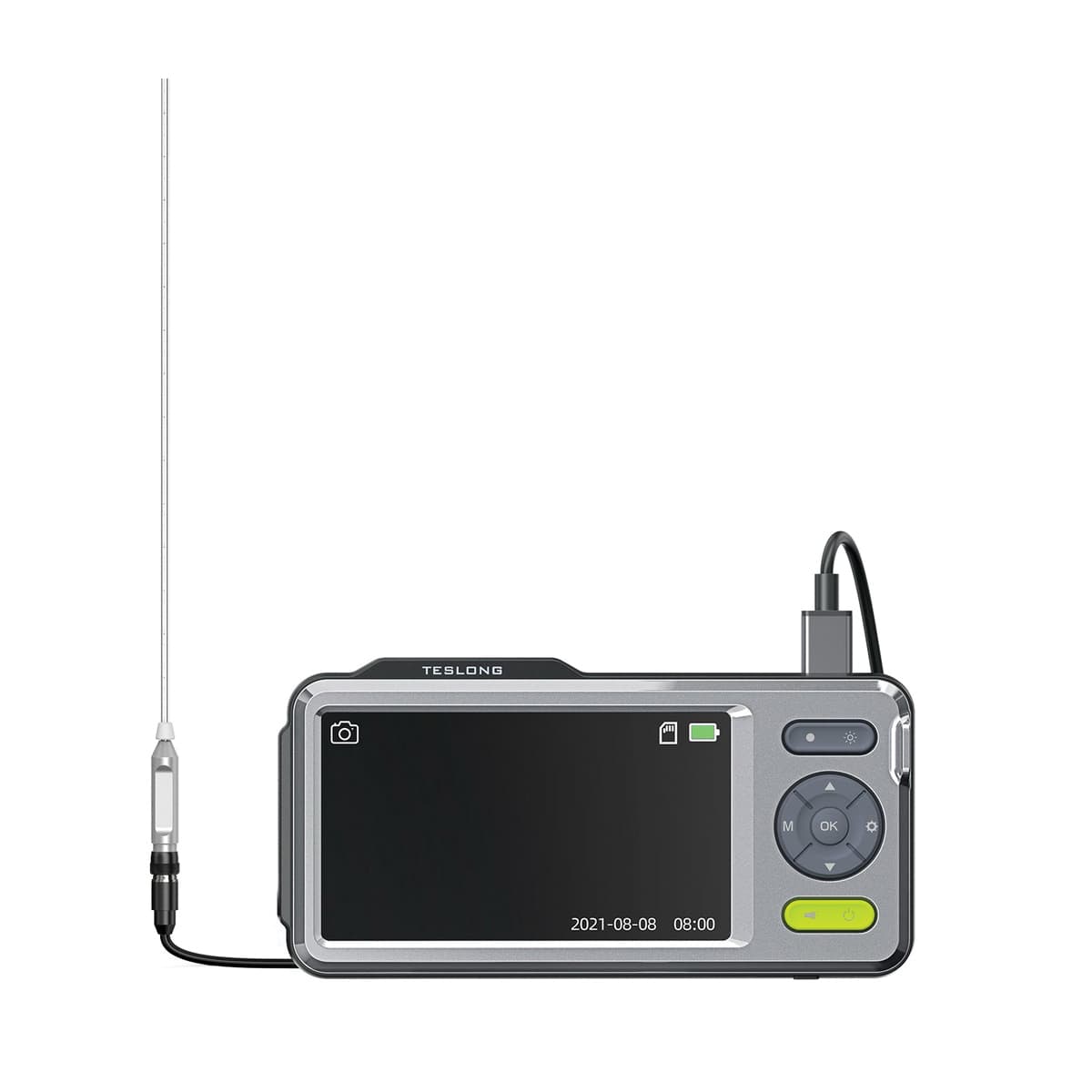 Teslong .22 Cal 26" Rigid Probe Bore Scope w/5" IPS Screen