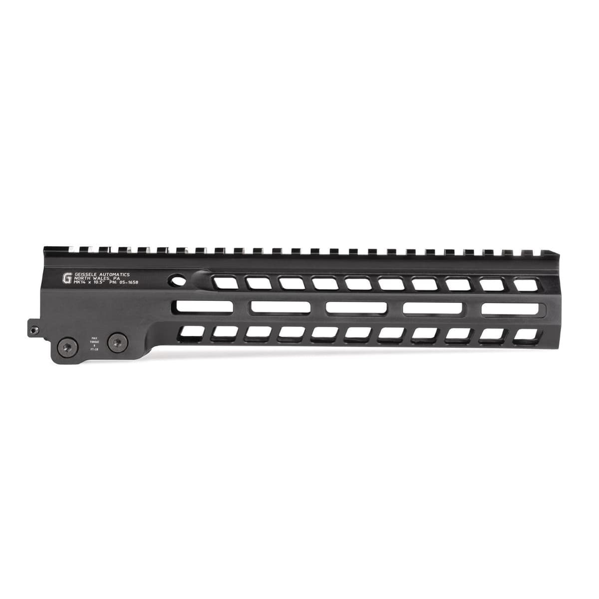 Geissele MK14 Super Modular M-LOK Free-Float Rail 10.50", Black