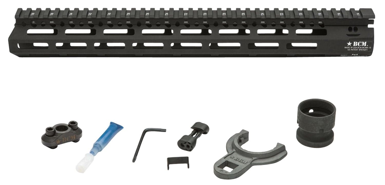 Bravo Company Mfg M-LOK 15" Modular Rail, Black - MCMR15556BLK