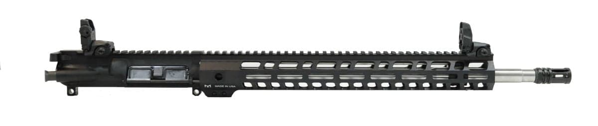 PSA 18" Rifle Length .223 Wylde 1/7 Stainless Steel 15" Lightweight M-lok Upper With BCG, CH, & MBUS Sight Set - 516446673