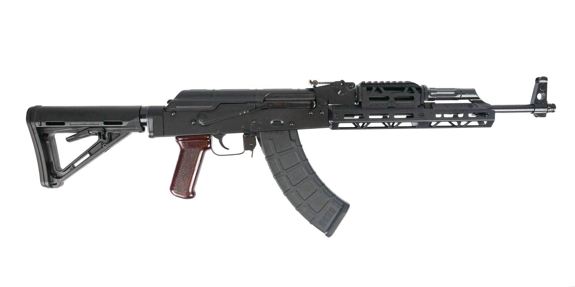 PSAK-47 GF3-R Romanian Kit Build with JL Billet Extended Rail and Magpul M4 Stock