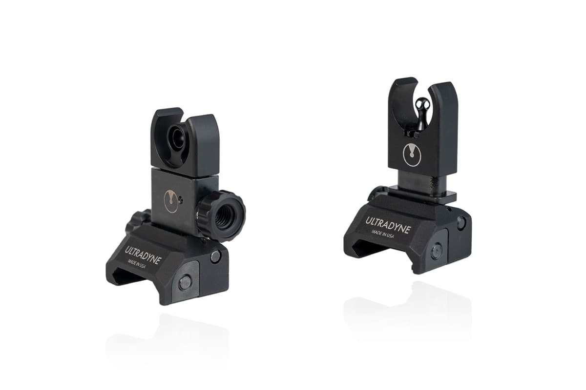 Ultradyne C4 Folding Front and Rear Sight Combo - UD10480