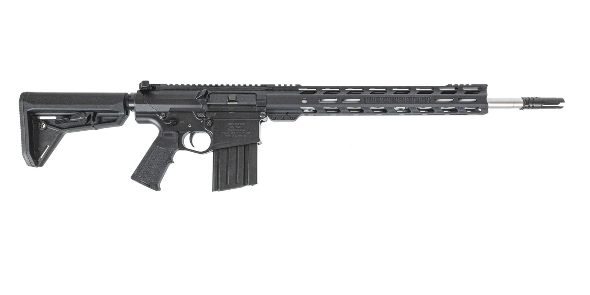 PSA Sabre AR-10 Rifle Billet 18" 6.5 Creedmoor Rifle w/  15" Knurled Slant Rail & Magpul SL-S Furniture