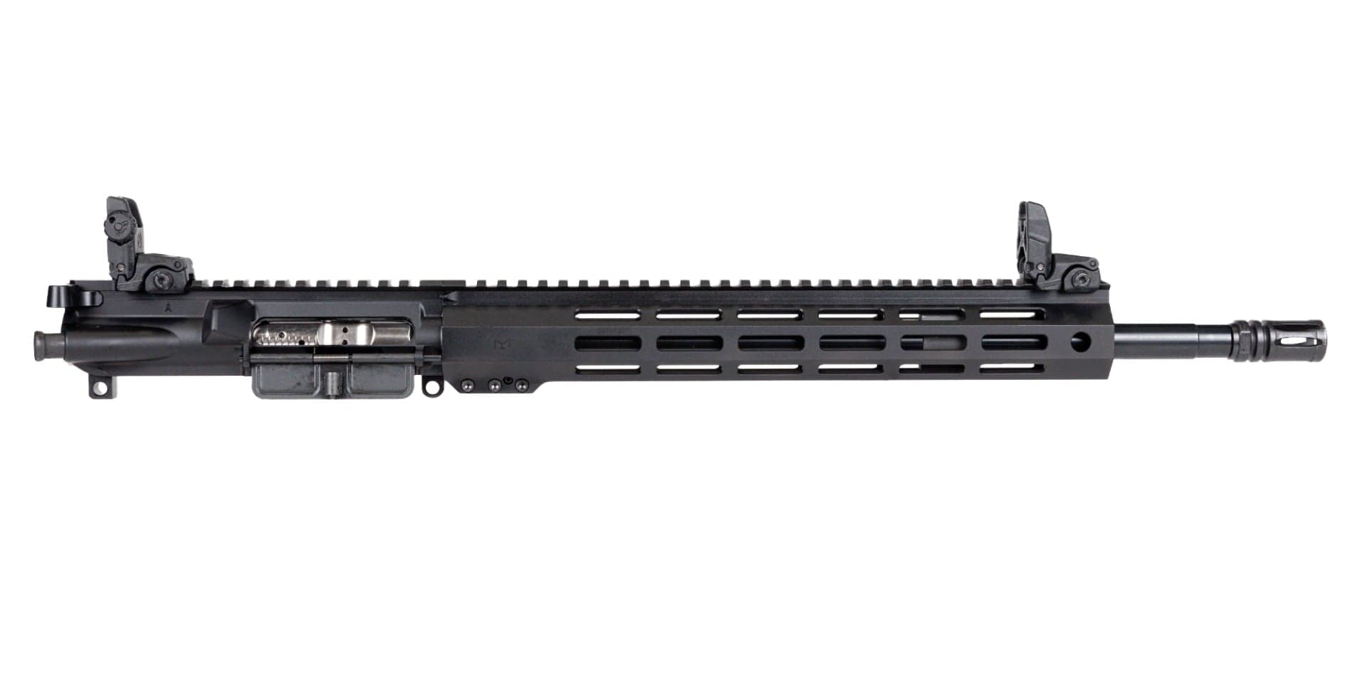 PSA 16" Mid-Length Pencil 5.56 NATO 1/7 Nitride 13" Lightweight Hex M-LOK Upper - With NIB BCG, CH, & MBUS Sight Set