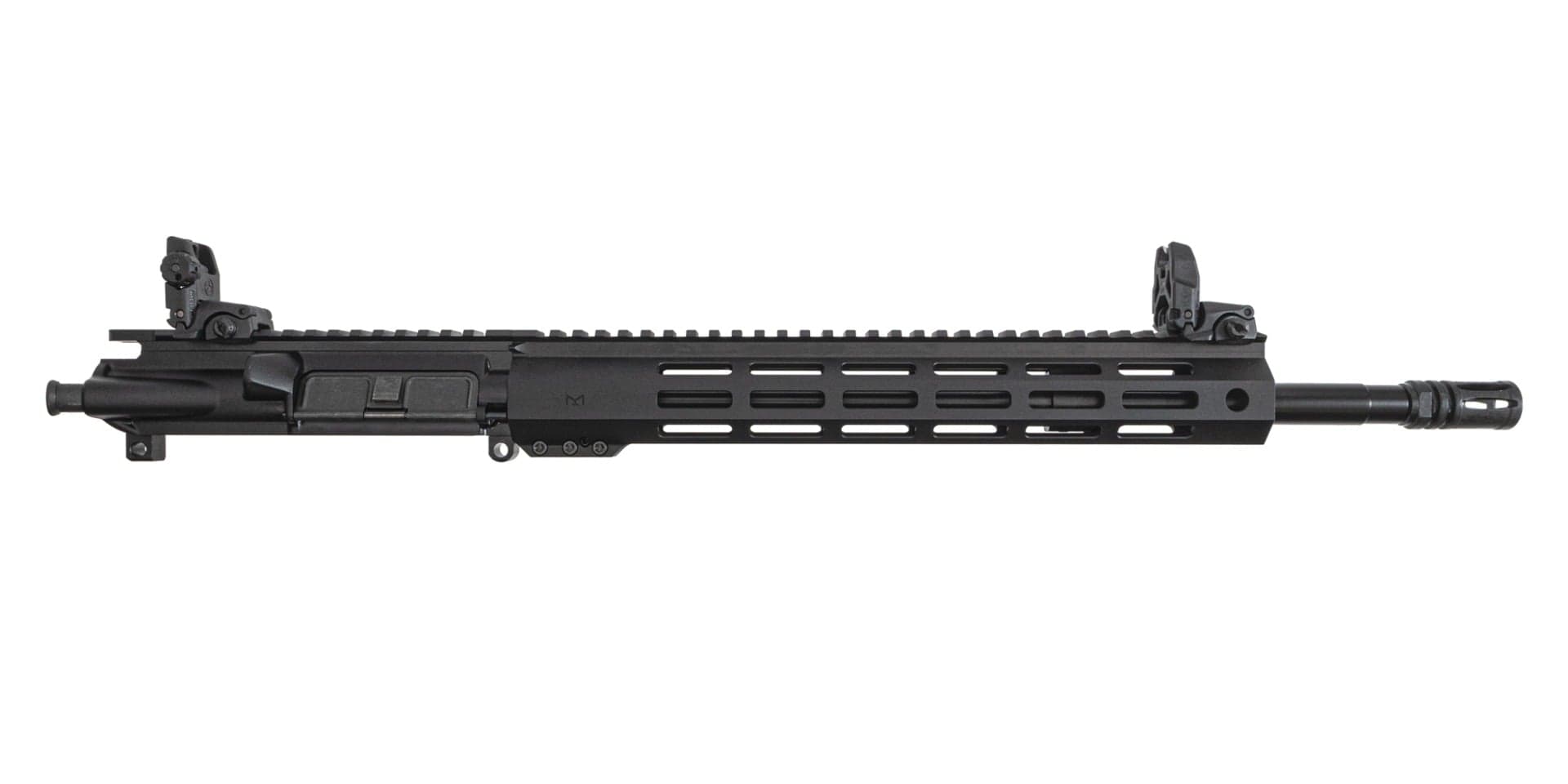 PSA 16" Mid-Length 5.56 NATO 1:7 Nitride 13" Lightweight Hex M-Lok Upper W/ MBUS Sight Set - No BCG or CH
