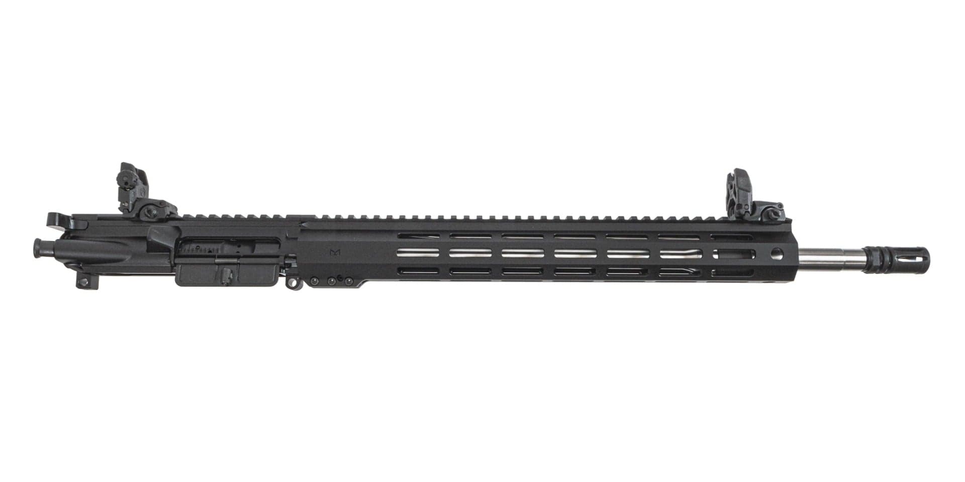 PSA 18" Rifle-Length .223 Wylde 1/7 SS 15" Lightweight Hex M-Lok Upper with MBUS Sight Set, BCG, & CH