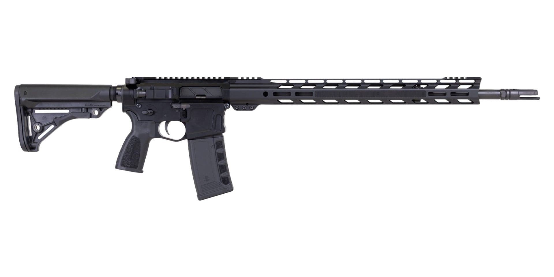 PSA "Sabre" Billet 20" .223 Wylde Nitride 18" Knurled Slant Rail Rifle with Sabre Furniture