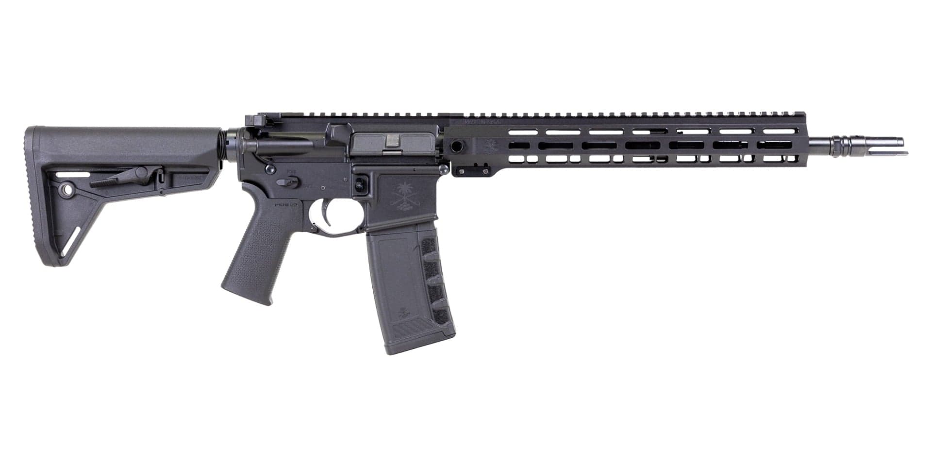PSA "Sabre" Forged 14.5" .223 Wylde M4 13" Sabre QD Rail with Pin/Weld Sabre Compensator & Magpul SL Furniture
