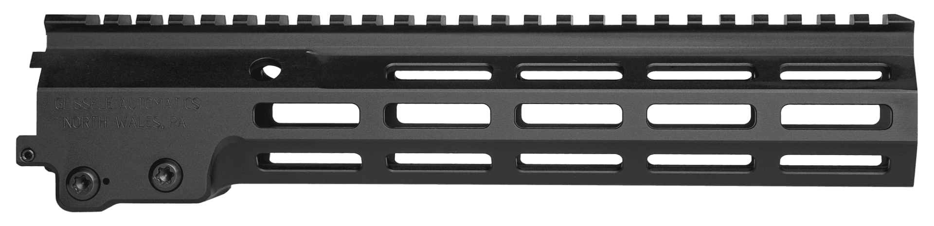 Geissele MK16 10.50" M-LOK Rail, Black Aluminum - 05-1073B