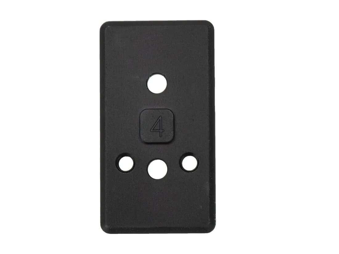 Arisaka Defense Offset Optic Plate 4, Black - OOM-P4