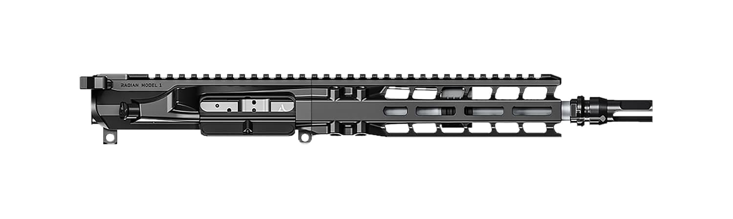 Radian Weapons Model 1 9" MOE Upper .300 AAC Blackout 1:5 M-LOK Rail Pistol-Length w/ BCG and CH, Black - R0027
